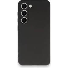 Uravas Store Galaxy S23 Kılıf First Silikon - Siyah