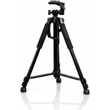 Ayex LT-3366 140CM Tripod – 3 Yönlü Kafa, Su Terazili, Kamera ve Telefon Uyumlu