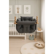 Jaju Baby Antrasit Sevimli Pofuduk Salıncak