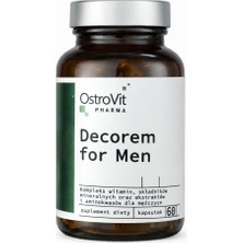 Ostrovit Pharma Decorem For Men 60 Kapsül | Erkeklere Özel Vitamin Mineral Ekstrakt ve Amino Asit Kompleksi | Günlük Kullanıma Uygun