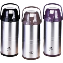 Mivexa Outdoor Outlet Cooker CKR-2009 ( 4.5lt ) Lüx 304 Çelik Termos Renkli ( Pompalı &amp; Musluklu ) ( Taşıma Kulplu &amp; Pompa Kilit Tuşlu )*6