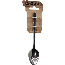 Mivexa Outdoor Outlet BOSS-715 ( 6pcs ) Eko Çubuk Sade Metal ( Tatlı Kaşık ) 2MM*100