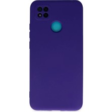 Uravas Store Redmi 9c Kılıf Nano Içi Kadife Silikon - Mor