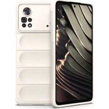 Uravas Store Poco X4 5g Kılıf Optimum Silikon - Krem