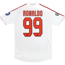 Alaturka Mix 2003-04 Isimsiz Ac Milan Away Shirt Opel #99 Ronaldo Fenomen Yetişkin Forması