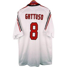 Alaturka Mix 2003-04 Isimsiz Ac Milan Away Shirt Opel #8 Gattuso Yetişkin Forması