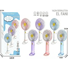 Alfa Life Marketing Mini Taşınabilir Şarjlı El Fanı Masa Üstü Telefon Tutmalı