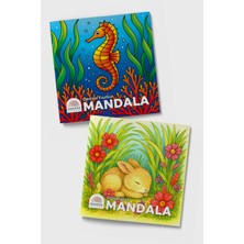 Art Terapi Mandala Yayınları Yetişkinler Için Mandala Boyama Kitabı Cep Boy 2'li Set