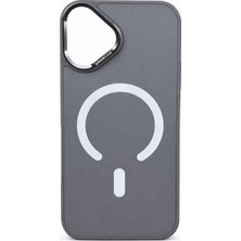 iPhone 17 Uyumlu Gri Magsafe Kılıf