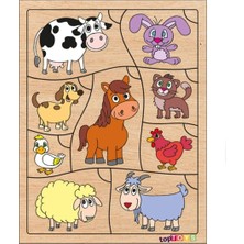 Toptoys Bil Bakalım Kimin Yavrusu ? Ahşap Eşleştime Puzzle