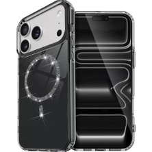 Uravas Store Iphone 17 Live Diamond Magsafe Kapak - Siyah