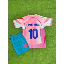 Alaturka Mix Barcelona 2025/26 Yeni Sezon Lamine Yamal Özel Konsept Çocuk Forması (Pink)