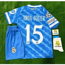Alaturka Mix 2026 Real Madrid Arda Güler Yeni Sezon Alternatif Mavi Çocuk Forması 4’lü Set
