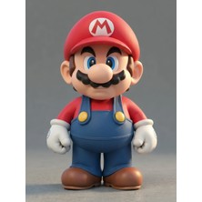 Super Mario Boyama Seti | 3D Baskı Figür + 6 Renk Boya & Fırça Hediyeli | Hobi & Eğitici Set