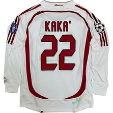 Alaturka Mix Ac Milan 2007 Kaka Şampiyonlar Ligi Finali Beyaz Uzun Kol Maç Forması
