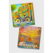 Art Terapi Mandala Yayınları Yetişkinler Için Mandala Boyama Kitabı Cep Boy 2'li Set