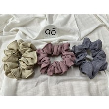 Aslı Özgün 3'lü Scrunchie Saç Tokası