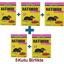 Ratimor Pellet 100 gr x 5 Kutu Etkili Fare Için