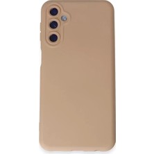 Uravas Store Galaxy M14 5g Kılıf Nano Içi Kadife Silikon - Pudra