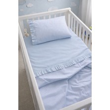 Gökçe Cotton Bebek Nevresim Takımı (Yorgan Kılıfı, Çarşaf, Yastık) %100 Pamuk