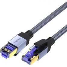 Veggieg Cat8 40GBPS Gigabit Ftp 2000MHZ RJ45 Ethernet Ağ Kablosu 15 Metre