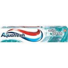Aquafresh Active Fresh Aktif Ferahlık Sağlayan Diş Macunu 100 ml
