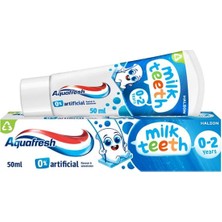 Aquafresh Süt Dişleri İçin Beyaz Diş Macunu 50 ml 0% Yapay Aroma ile Özel Formül