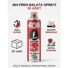 404 Fren Balta Spreyi 30 Adet, 30 Paket Fren Balata Temizleyici Sprey 500 ml