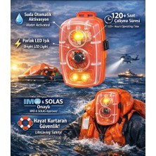 Marin Bow Otomatik Can Yeleği Işığı Solas Sahil Güvenlik Onaylı 2 Adet