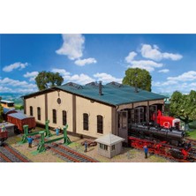 Faller 120277 1/87 Ölçek, 3'lü Lokomotif Evi, Plastik Model Kiti