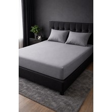 İz Home Battal Boy Ranforce Lastikli Çarşaf Seti | +2 Adet Kapaklı Yastık Kılıfı | 180X200 cm | Pamuklu
