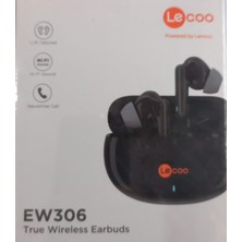 Lecoo EW306 Kablosuz Bluetooth 5.1 Hi-Fi Tws Mikrofonlu Kulak Içi Kulaklık Siyah