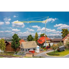 Faller 130658 1/87 Ölçek, Inşa Halinde Ev ve Vinç, Plastik Model Kiti