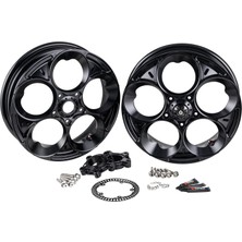 Vespa Gts-Gtv Jant Seti 12 Inç *siyah*/ Maru's Factory