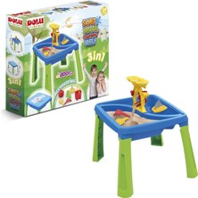 Dolu Kum ve Su Aktivite Masası Eğitici Kutu Oyunu 2+ Oyuncu İçin Spor ve Oyun Temalı