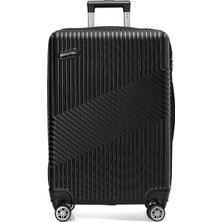 Travel Soft Sanderum -B 6fx Siyah Unisex Büyük Boy Valiz