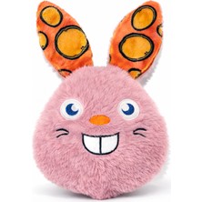 Havhav Pembe Renkli Paskalya Tavşanı Peluş Köpek Oyuncağı – Hışırtı Sesli At-Getir Oyun Arkadaşı