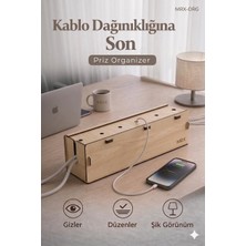 Mrx -Org Priz Organizer Kablo Düzenleyici Kutu & Kablo Gizleyici, Dekoratif