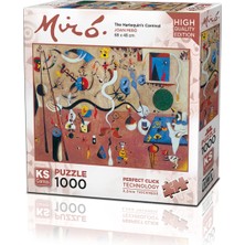 Ks Games Carnival Of Harlequin Joan Miro 1000 Parça Puzzle