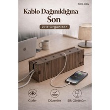 Mrx -Org Priz Organizer Kablo Düzenleyici Kutu & Kablo Gizleyici, Dekoratif