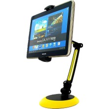 Skygo Tablet Standı Telefon Tutucu Folding Ayarlanabilir Max 10 Inch Masaüstü Tablet Telefon Standı Bumb-Lebee Sarı-Siyah | JHD103