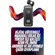 Uravas Store Makaralı Bluetooth Kulaklık Telefon Uyumlu Makaralı Tf Kart Girişli Güç Göstergeli