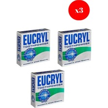 Eucryl Diş Beyazlatma Pastasi Original 50GR X3 Adet
