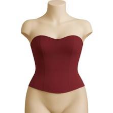 Moda Şahsenem Mürdüm Mı Emay 9155 Terletici Korse Büstiyer