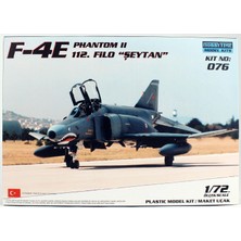 Hobbytime 076 1/72 Ölçek, F-4e Phantom Iı, 112.FILO Şeytan, Plastik Model Kiti