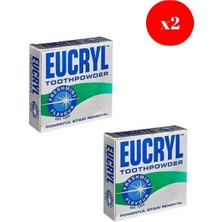 Eucryl Diş Beyazlatma Pastasi Original 50GR X2 Adet