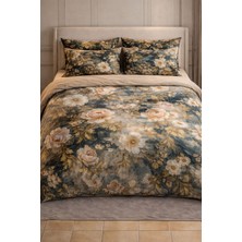 Hira Home Özel Tasarım Pamuk Saten Çift Kişilik Nevresim Takımı