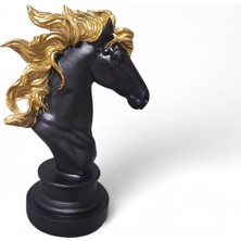 Horse Head Siyah&gold Biblo