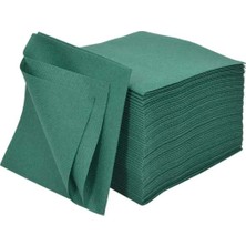 As7 Kağıtçılık Kumaş Dokulu 20X20 1/4 Yeşil Bar Peçetesi 50'li