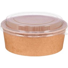 Barışkan Kraft Salata Kasesi 550 cc - 50 Adet